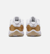 Air Jordan 11 Retro Low Mothers Day Infant Toddler Lifestyle Shoe - White/Metallic Gold/Team Gold