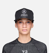 Mercedes AMG Petronas Formula 1 Team Trucker Mens Hat - Black