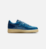 Air Force 1 Retro Patent Denim Mens Lifestyle Shoe - Coastal Blue/Natural/Flax/Coastal Blue