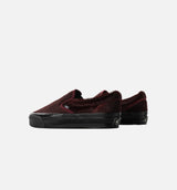 LX Classic Slip On 98 Pony Hair Mens Lifstyle Shoe - Burgundy/Black