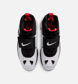 Air Diamond Turf II Mens Lifestyle Shoe - Black/White/Fire Red/Metallic Gold