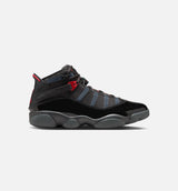 Air Jordan 6 Rings Mens Lifestyle Shoe - Black/Fire Red