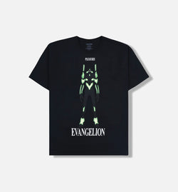 PLEASURES P25SU060-BLACK
 Eva 1 Mens Short Sleeve Shirt - Black Image 0