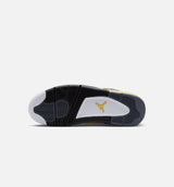 Air Jordan 4 Retro Rare Air Tour Yellow Mens Lifestyle Shoe - White/Dark Blue Grey/Black/Tour Yellow Free Shipping