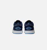 Air Jordan 1 Low Mens Lifestyle Shoe - Midnight Navy/University Blue/White
