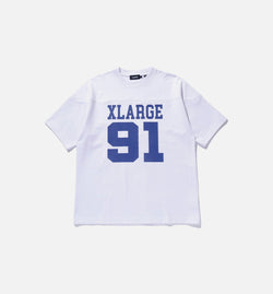 X-LARGE 201251011025-WHT
 Numbering Mens Short Sleeve Shirt - White Image 0