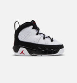 Air Jordan 9 Retro Space Jam Infant Toddler Lifestyle Shoe - White/True Red/Black
