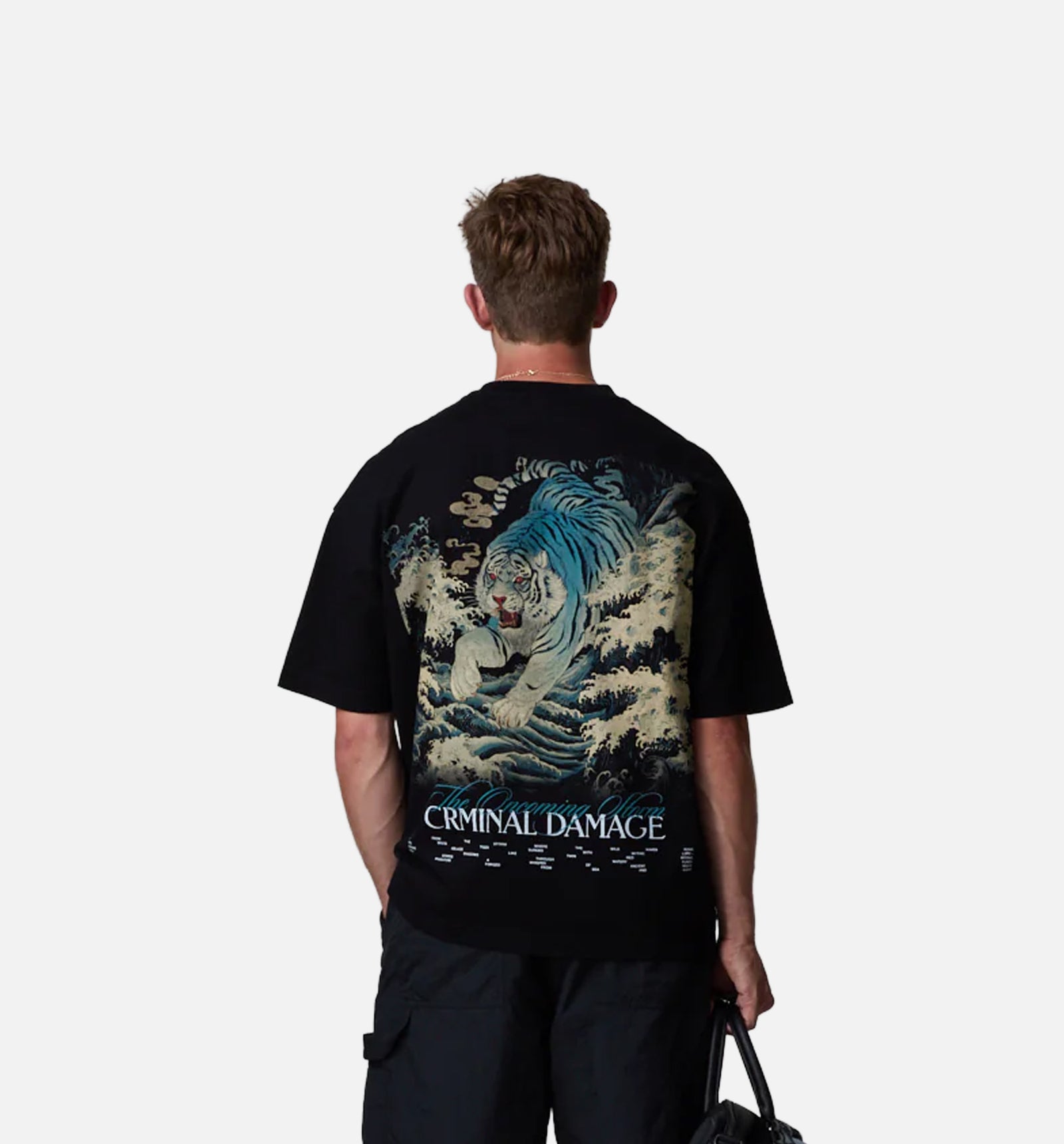 Criminal Damage MTTWB26 Mythical Tiger Mens Short Sleeve Shirt