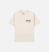 Be Nice Graphic Mens Short Sleeve Shirt - Off White