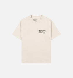 NICE KICKS PREMIUM NK-MAT01-OWHT
 Be Nice Graphic Mens Short Sleeve Shirt - Off White Image 0