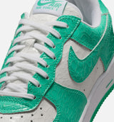 Air Force 1 Low Cracked Leather Mens Lifestyle Shoe - Menta/White