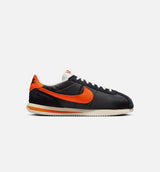 Cortez Textile Mens Lifestyle Shoe - Black/Safety Orange/Sail/Muslin