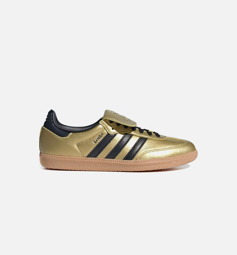 adidas JH5708 Samba LT Womens Lifestyle Shoe - Gold Metallic/Core Black/Gum ShopNiceKicks.com adidas JH5708 Samba LT Womens Lifestyle Shoe - Gold Metallic/Core Black/Gum ShopNiceKicks.com