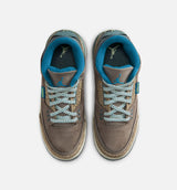 Air Jordan 3 Retro Olive Grey Grade School Lifestyle Shoe - Olive Grey/Green Abyss/Khaki/Sea Glass