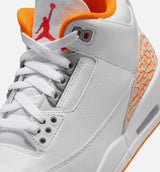 Air Jordan 3 Retro Orange Citrus Womens Lifestyle Shoe - White/Multicolor Free Shipping