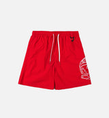 Helmet Mens Short - Red