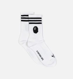 ADIDAS JN7124
 Bape Dame 9 Mens Socks - Black/White Image 0