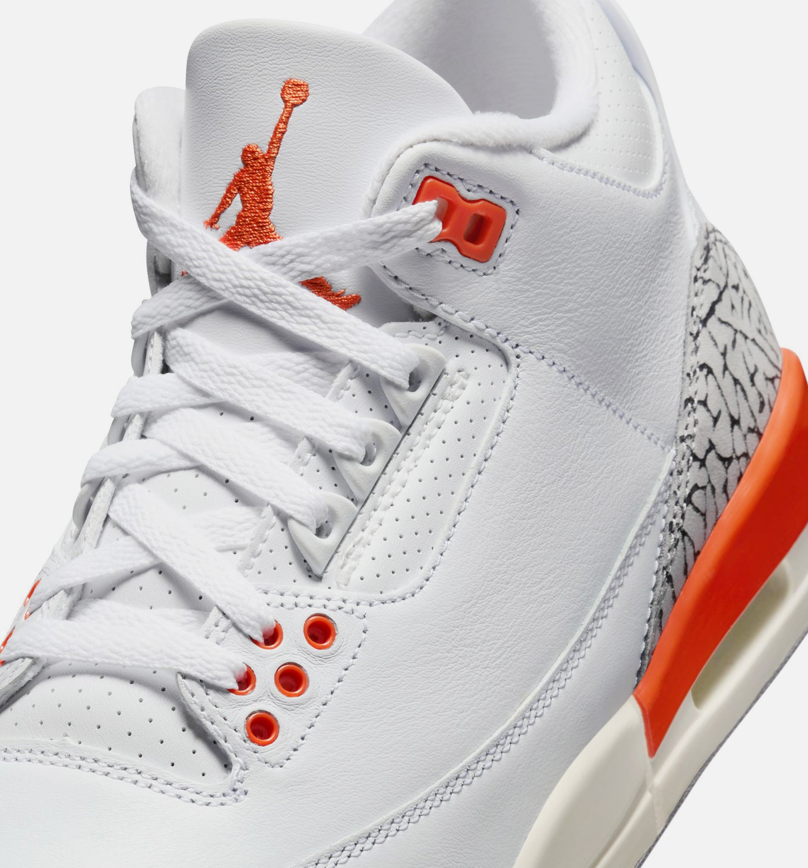 Air jordan 3 white and orange online