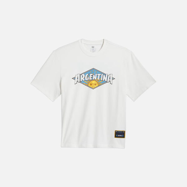 adidas KX4544 Thrasher X AFA Mens Short Sleeve Shirt - White