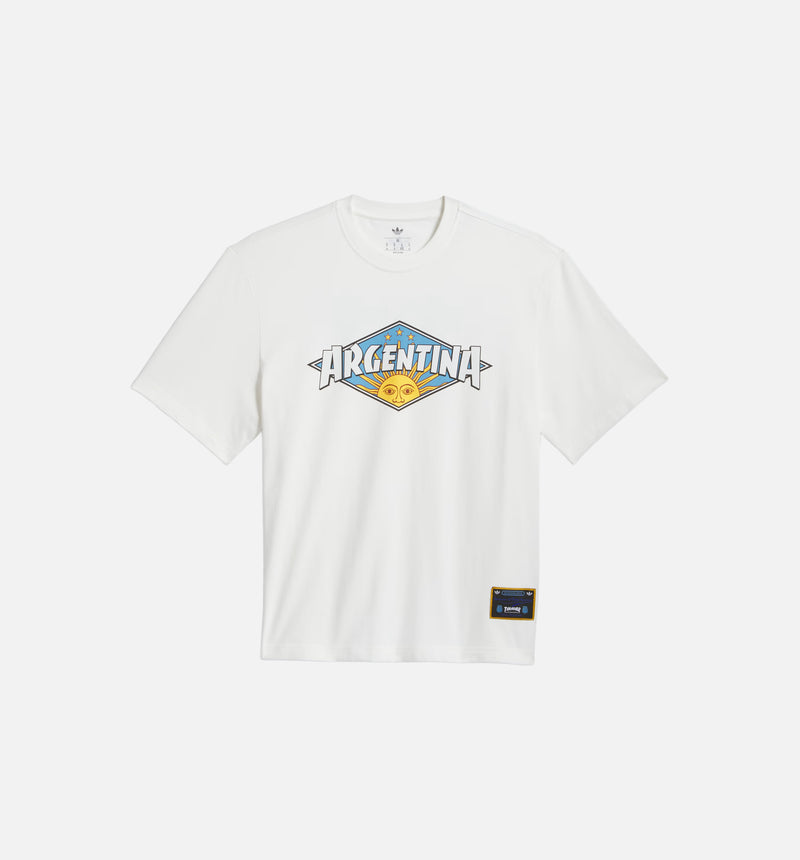 adidas KX4544 Thrasher X AFA Mens Short Sleeve Shirt - White