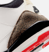 Air Jordan 3 Retro Sail and University Red Preschool Lifestyle Shoe - Sail/Black/University Red/Pale Ivory Free Shipping