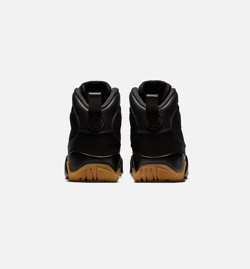 Air Jordan 9 Retro Mens Lifestyle Boot - Black/Black Gum/Light Brown
