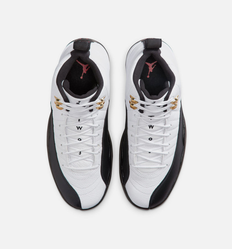 Air Jordan 12 Retro Taxi Mens Lifestyle Shoe - White/Black/Taxi