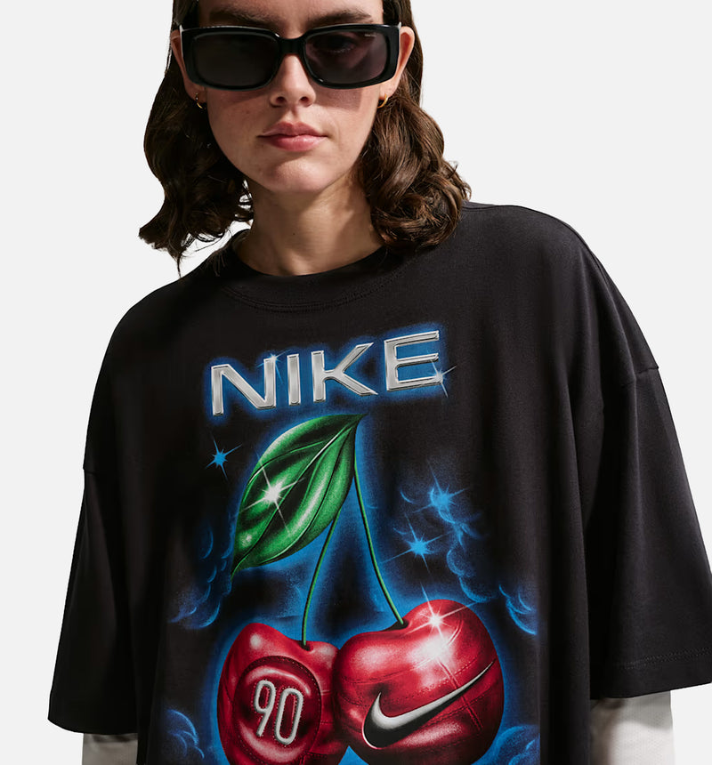 Nike IR7836-010 Sportswear Classic Oversized Womens Short Sleeve