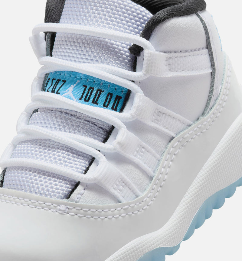 Jordan 378040 104 Air Jordan 11 Retro Legend Blue Infant Toddler Lifestyle Shoe White ShopNiceKicks