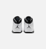 Air Jordan 10 Retro Light Steel Grey Mens Lifestyle Shoe - White/Black/Light Steel Grey