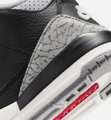 Air Jordan 3 Retro Black Cement Preschool Lifestyle Shoe - Black/Fire Red/Cement Grey/Summit White