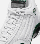 Air Jordan 14 Retro Forest Green Mens Lifestyle Shoe - Gorge Green/Light Graphite/White