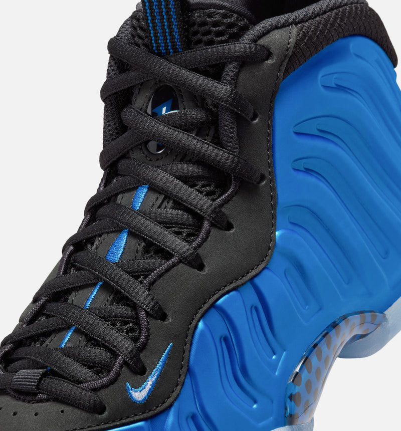 Little Posite One International Blue Grade School Lifestyle Shoe - Neon Royal/White/Black/Clear Free Shipping