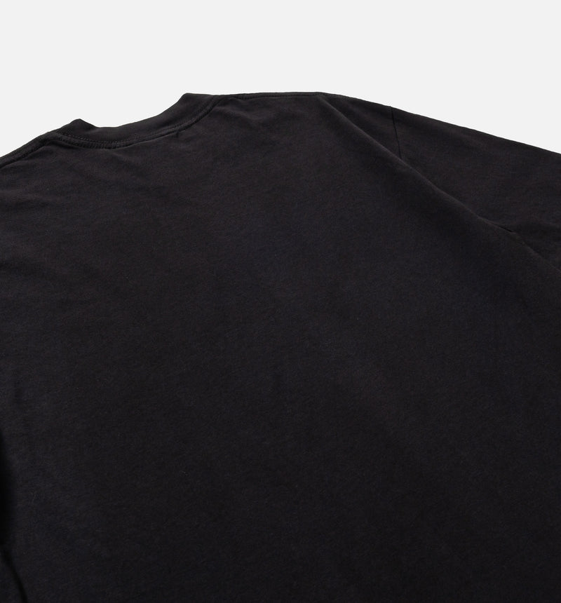 Hill Mens Short Sleeve Shirt - Black