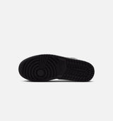 Air Jordan 1 Low Mens Lifestyle Shoe - Black/Light Smoke Grey/White