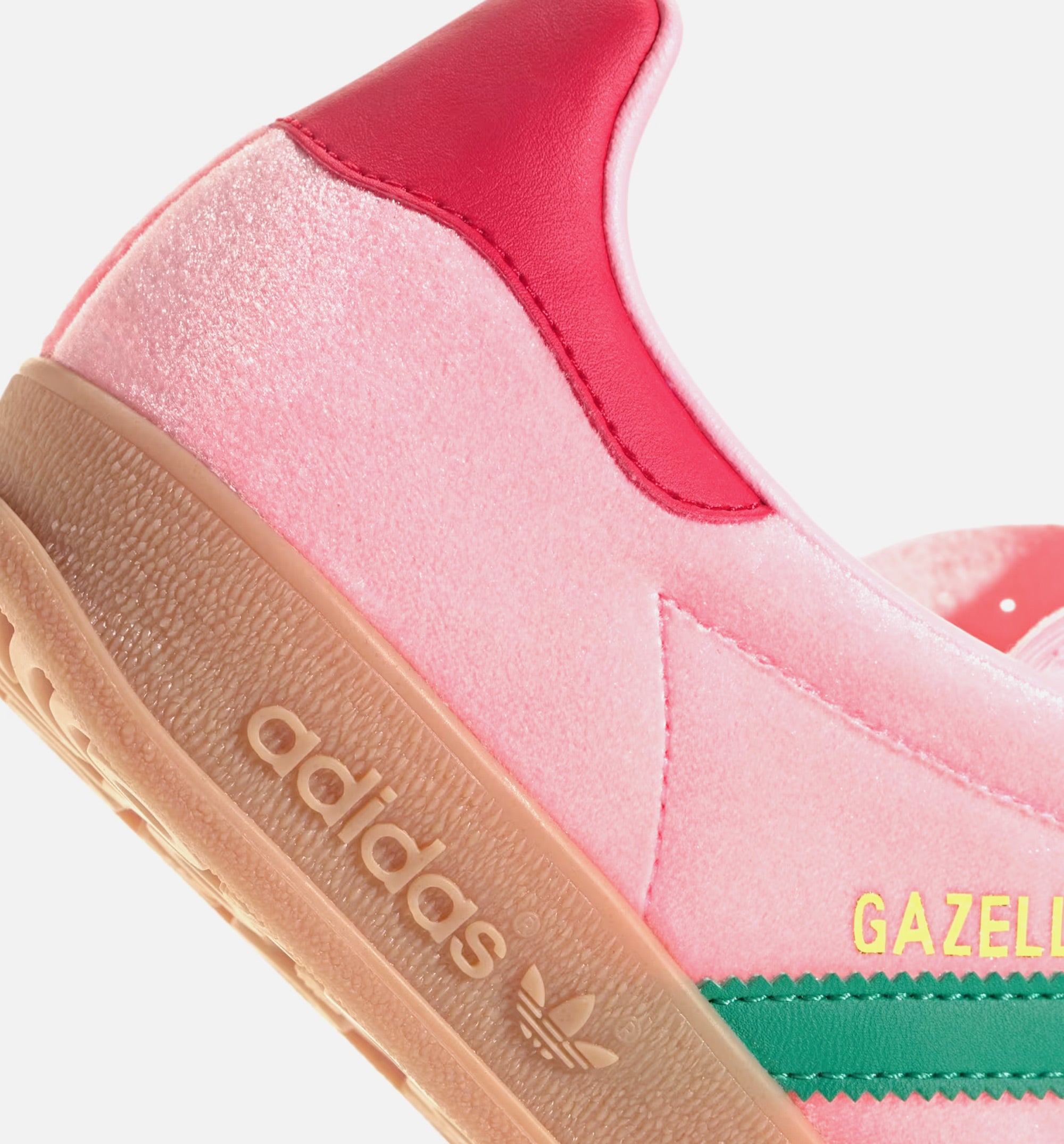 adidas Wmns Gazelle Indoor - Court Green / Glow Pink / Gum 8 adidas Wmns Gazelle Indoor - Court Green / Glow Pink / Gum 8