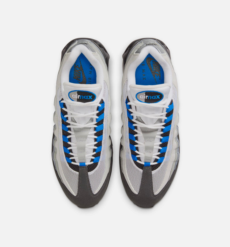 Nike IM7410-100 Air Max 95 Cool Grey and Blue Spark Mens