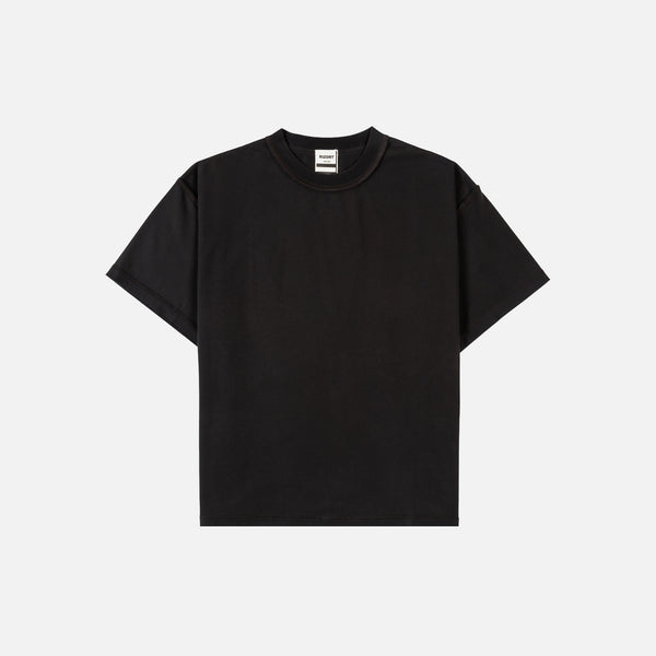 Rizort RZ036-BLK Kore Reverse Mens Short Sleeve Shirt - Black