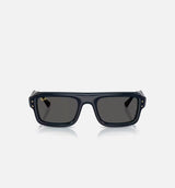 A$AP Rocky x Flacko Puffer Mens Sunglasses - Polished Transparent Dark Blue/Ultra Black