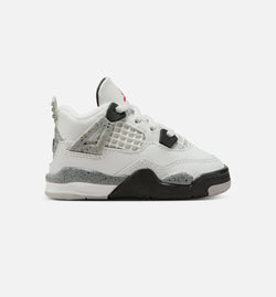油彩『Youth』 Jordan IB4387-100 Air Jordan 4 Retro White Cement Infant