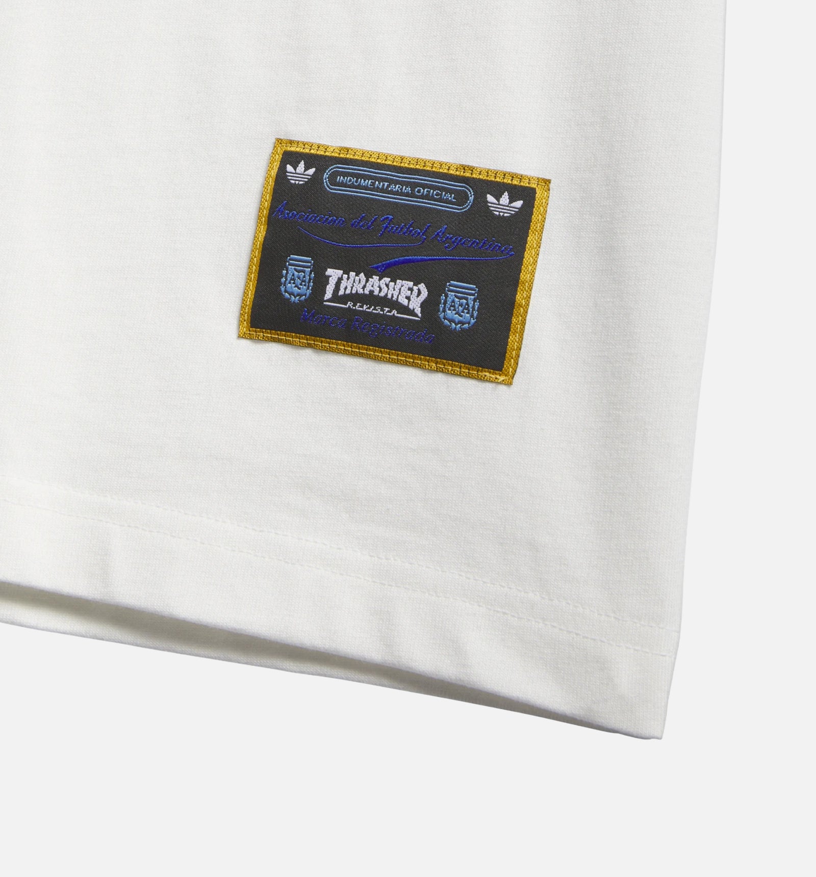 adidas KX4548 Argentina x Thrasher Ringer Mens Short Sleeve Shirt