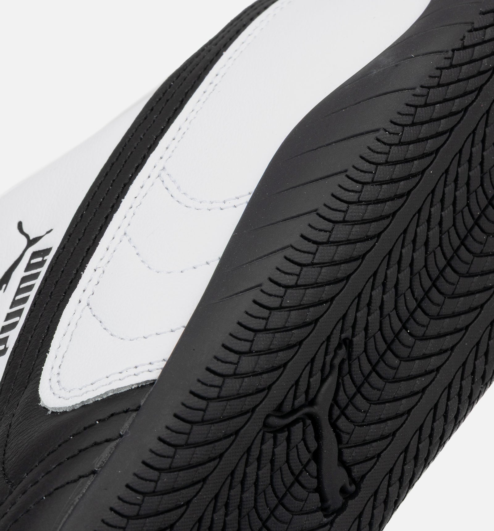 PUMA 40160302 Speedcat Leather Mens Lifestyle Shoe - Black/White