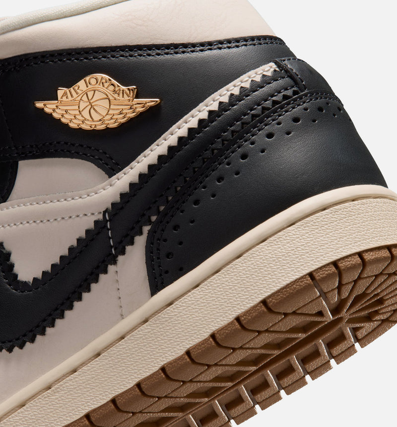 Jordan IO0760-001 Air Jordan 1 Mid SE Womens Lifestyle Shoe - Off