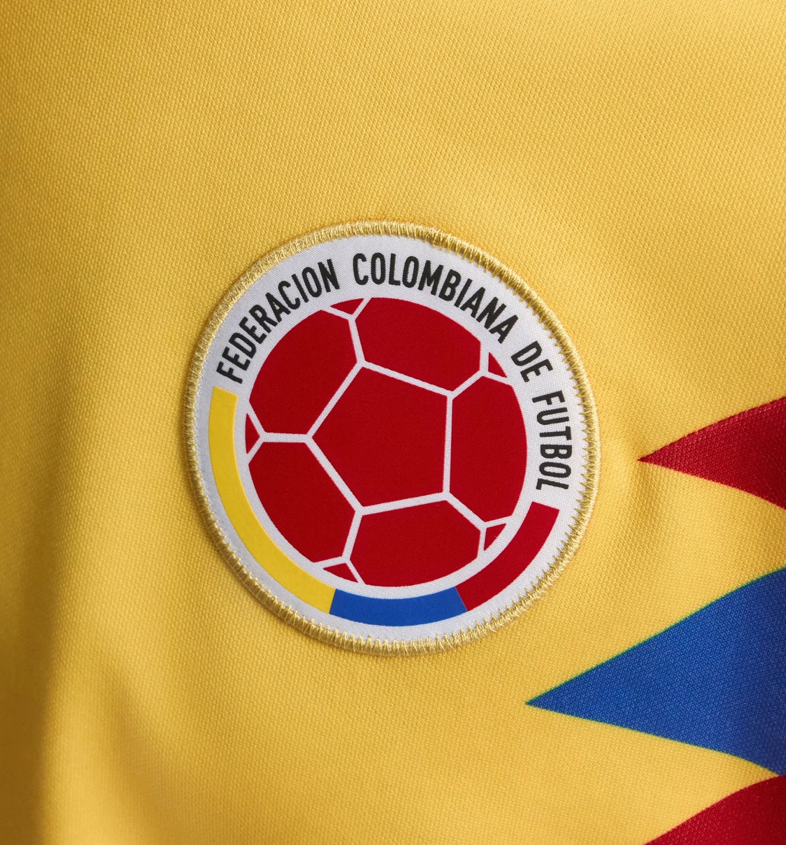 adidas JN3713 Colombia Away 1990 Mens Jersey - Bold Gold