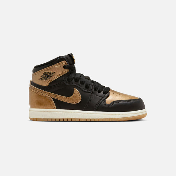 Jordan FD1412-071 Air Jordan 1 Retro High OG Black and Gold