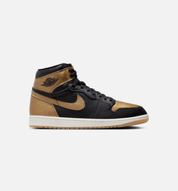 JORDAN DZ5485-071
 Air Jordan 1 Retro High OG Black and Gold Mens Lifestyle Shoe - Black/Metallic Gold/Sail Image 0