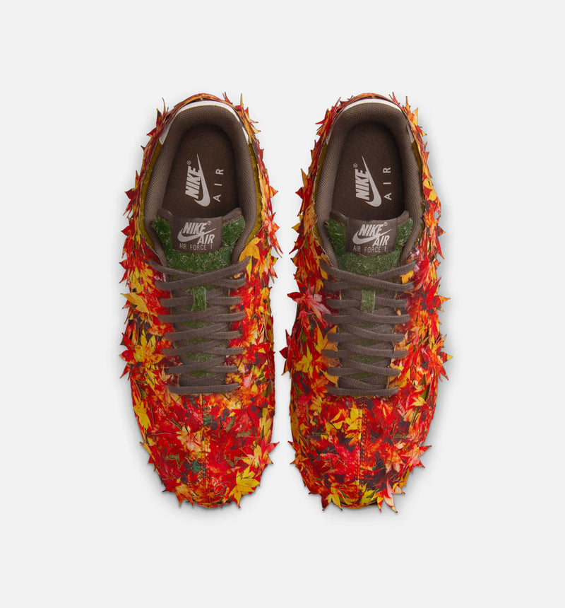 Air Force 1 Low LX Leaf Camo Mens Lifestyle Shoe - Olive Flak/Sail/Medium Olive/Fir/Ironstone/Mauve Grey