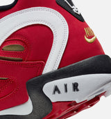 Air Diamond Turf II  Prime Red Mens Basketball Shoe - Fire Red/White/Black/Metallic Gold