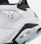 Air Jordan 6 Retro White & Black Grade School Lifestyle Shoe - White/Black