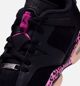 Air Jordan 6 Retro Fearless Grade School Lifestyle Shoe - Black/Laser Fushia/Pink Foam